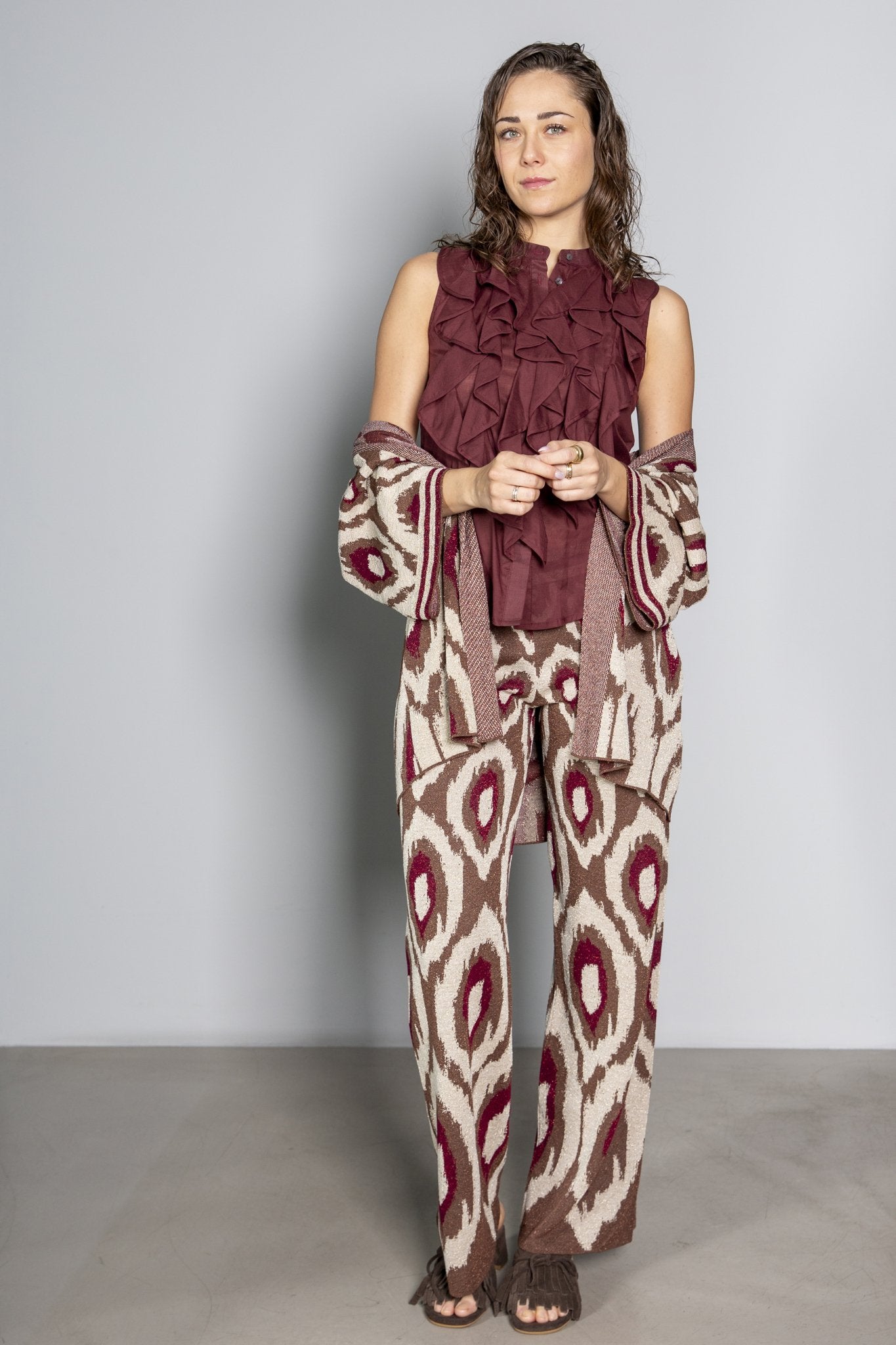 KIMONO E PANTALONE LUREX AKEP