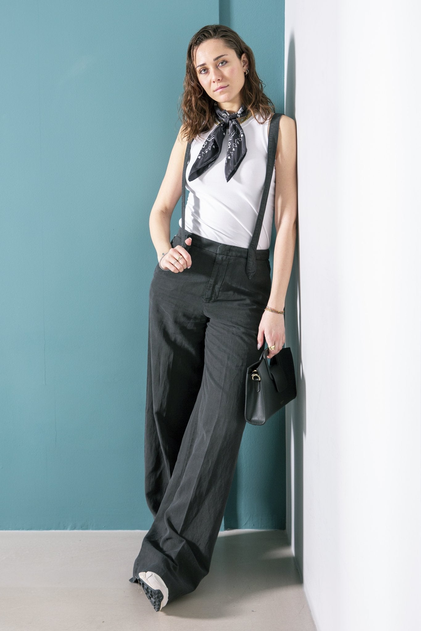 PANTALONE CON BRETELLE DONDUP - SALA MERATE