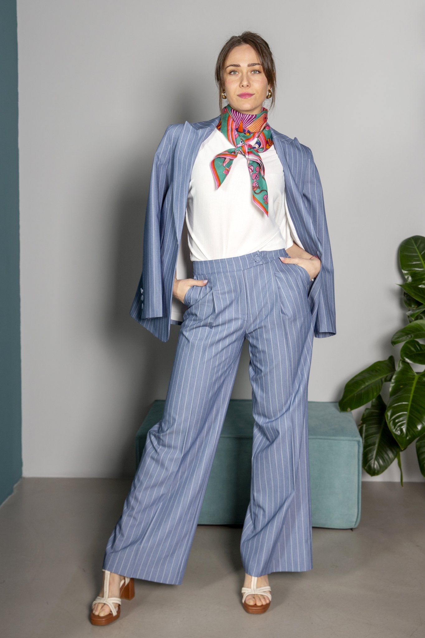 PANTALONE GESSATO OLLA PAREG - SALA MERATE