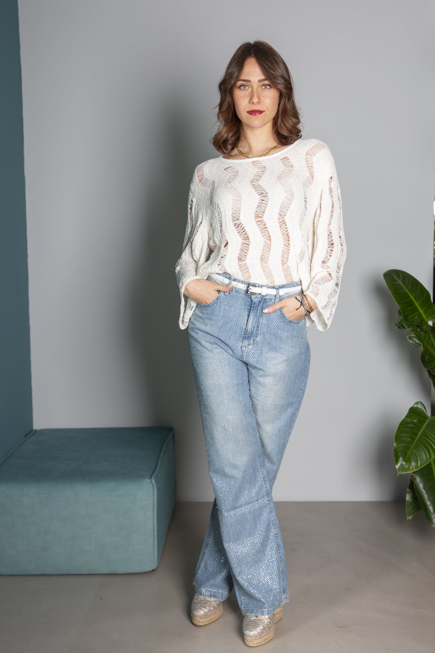 JEANS STRASS GDD