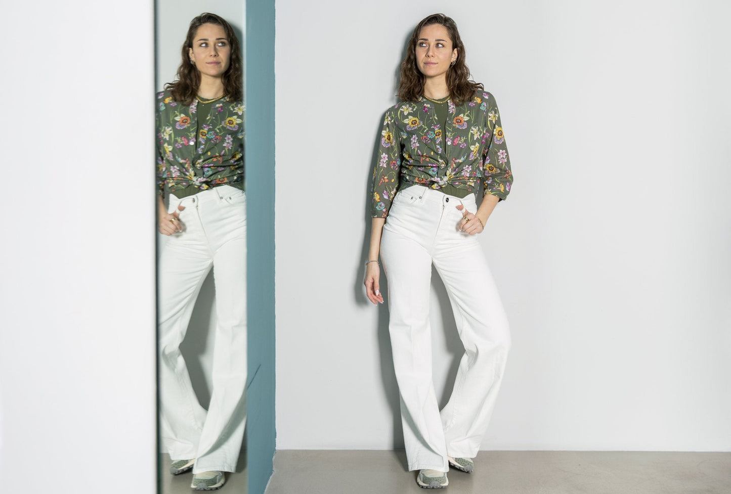 CAMICIA COREANA FANTASIA FLOREALE - SALA MERATE
