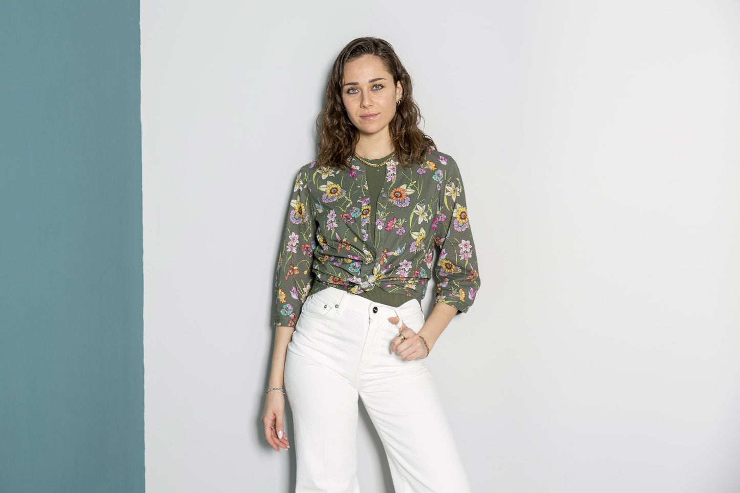 CAMICIA COREANA FANTASIA FLOREALE - SALA MERATE