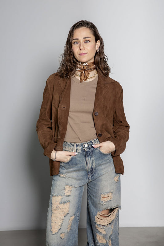 GIACCA CAMOSCIO ALPHA STUDIO - SALA MERATE