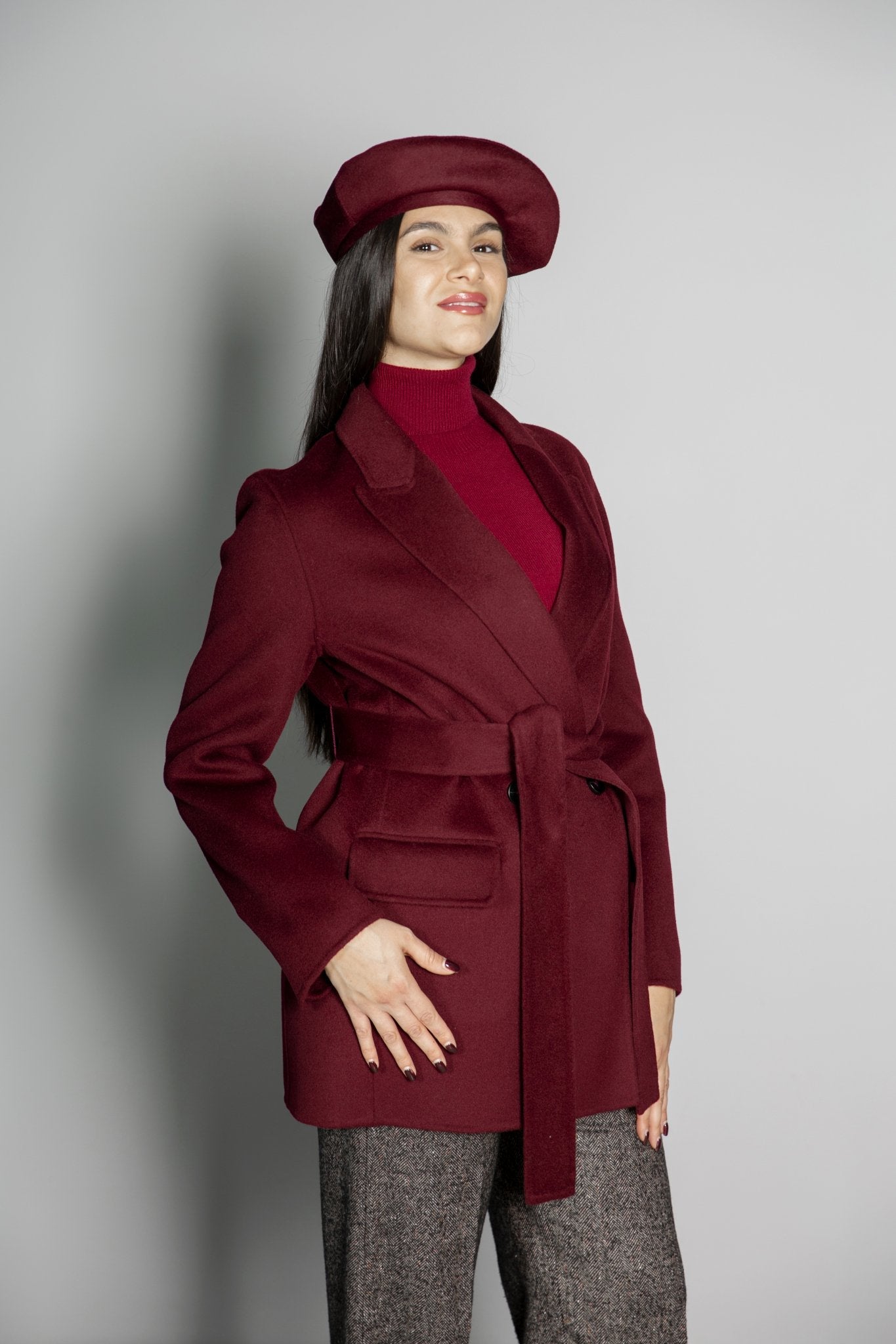 GIACCA IN DOUBLE DI LANA ALPHA STUDIO - SALA MERATE