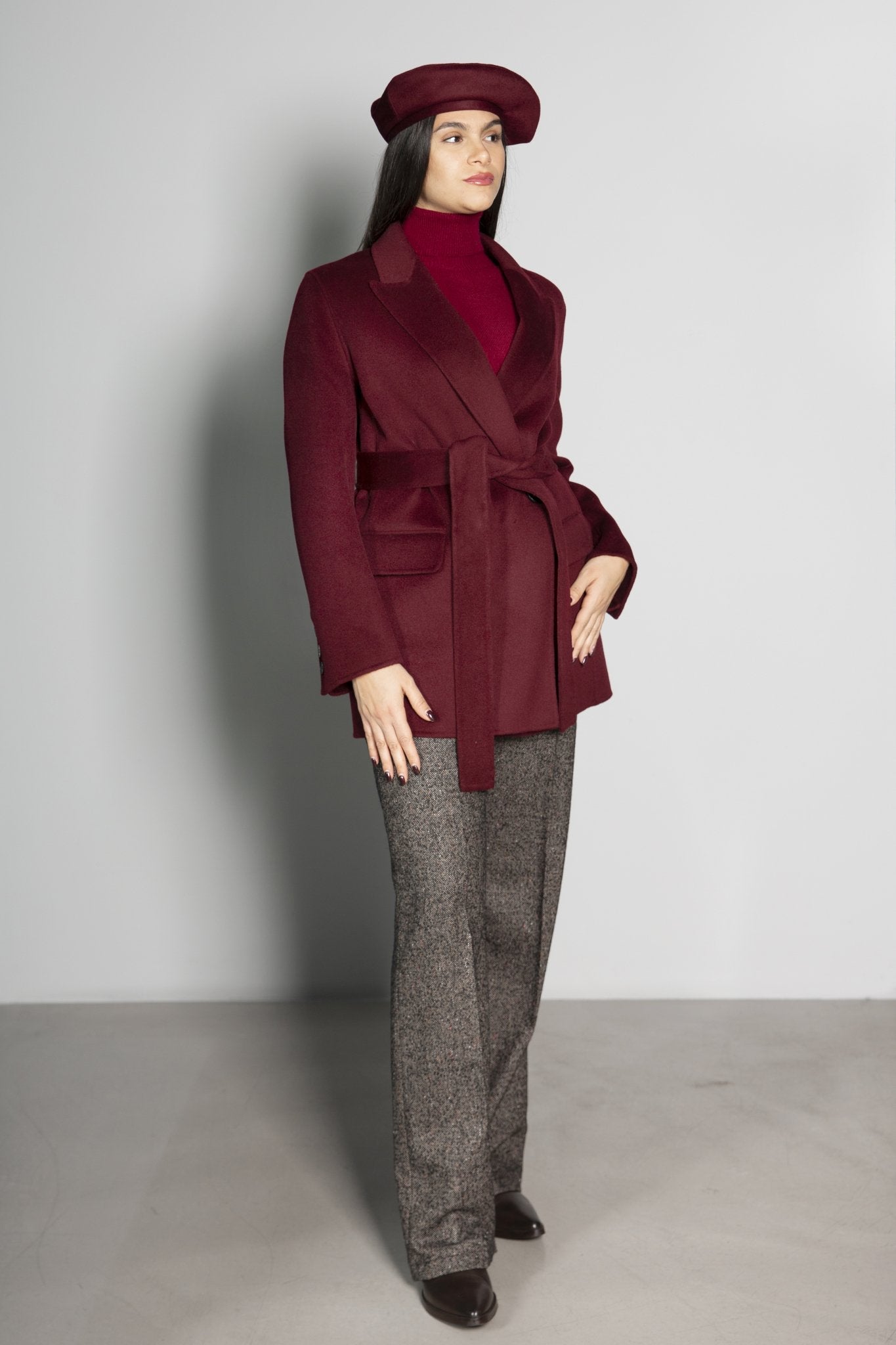 GIACCA IN DOUBLE DI LANA ALPHA STUDIO - SALA MERATE