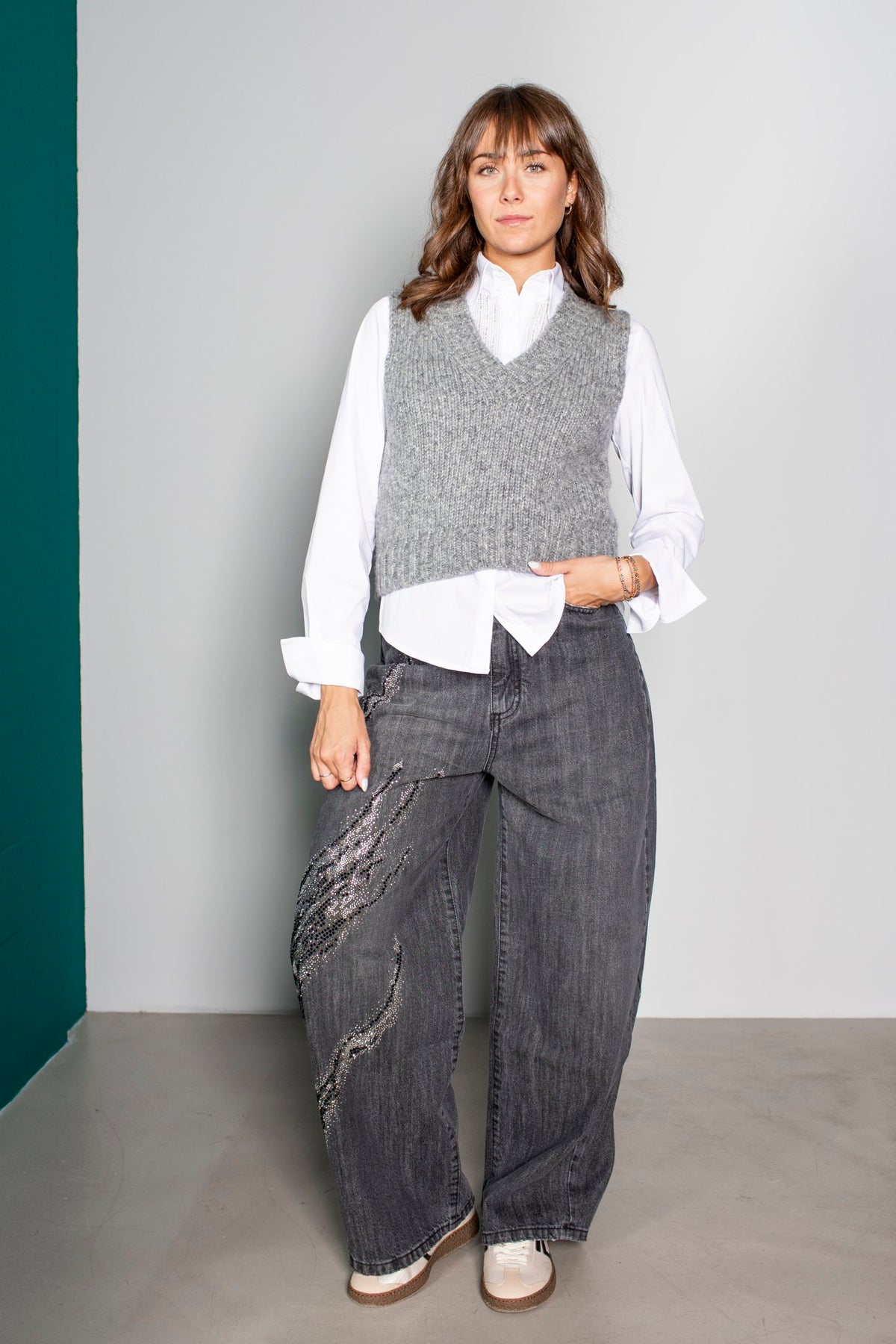 JEANS STRASS GDD