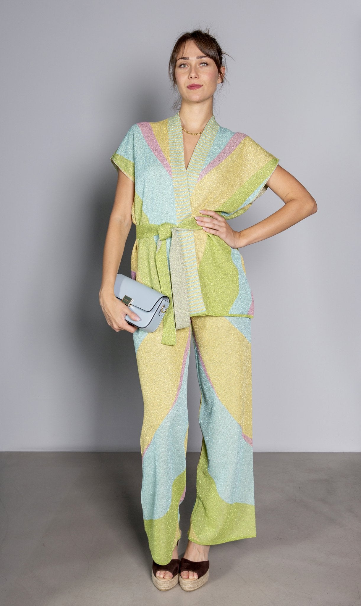 KIMONO E PANTALONE LUREX AKEP