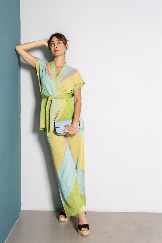 KIMONO E PANTALONE LUREX AKEP