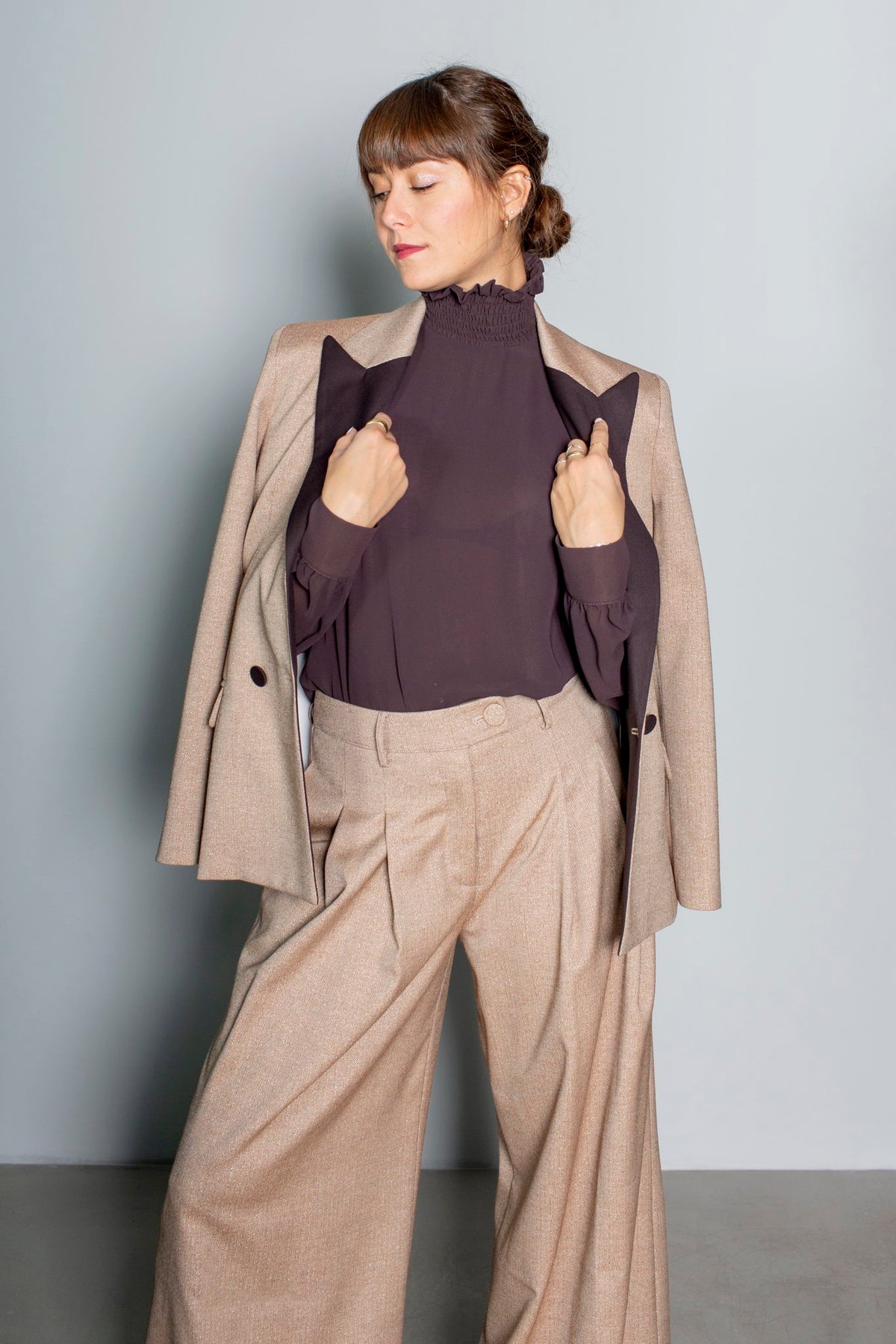 CAMICIA COLLO ALTO OLLA PAREG