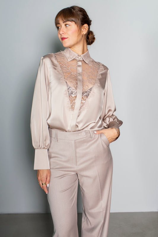 CAMICIA PIZZO OLLA PAREG