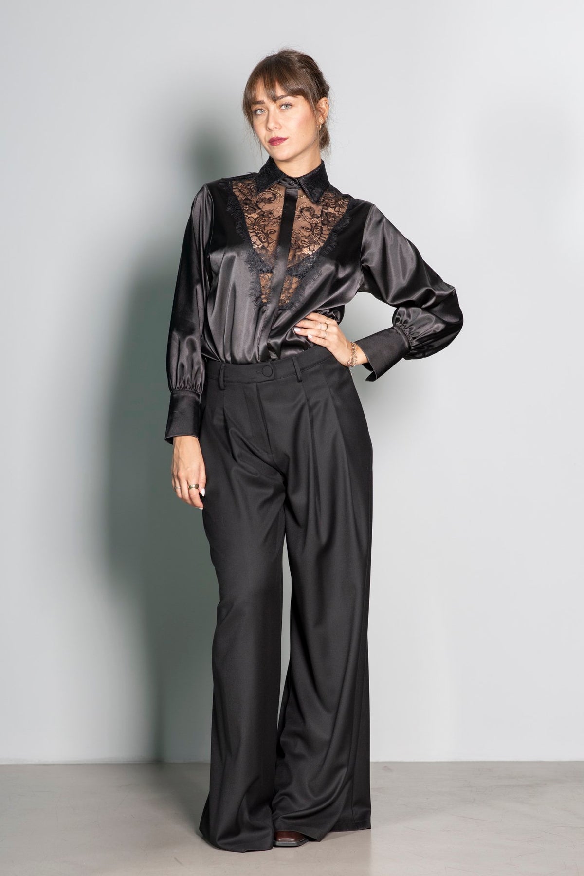 CAMICIA PIZZO OLLA PAREG