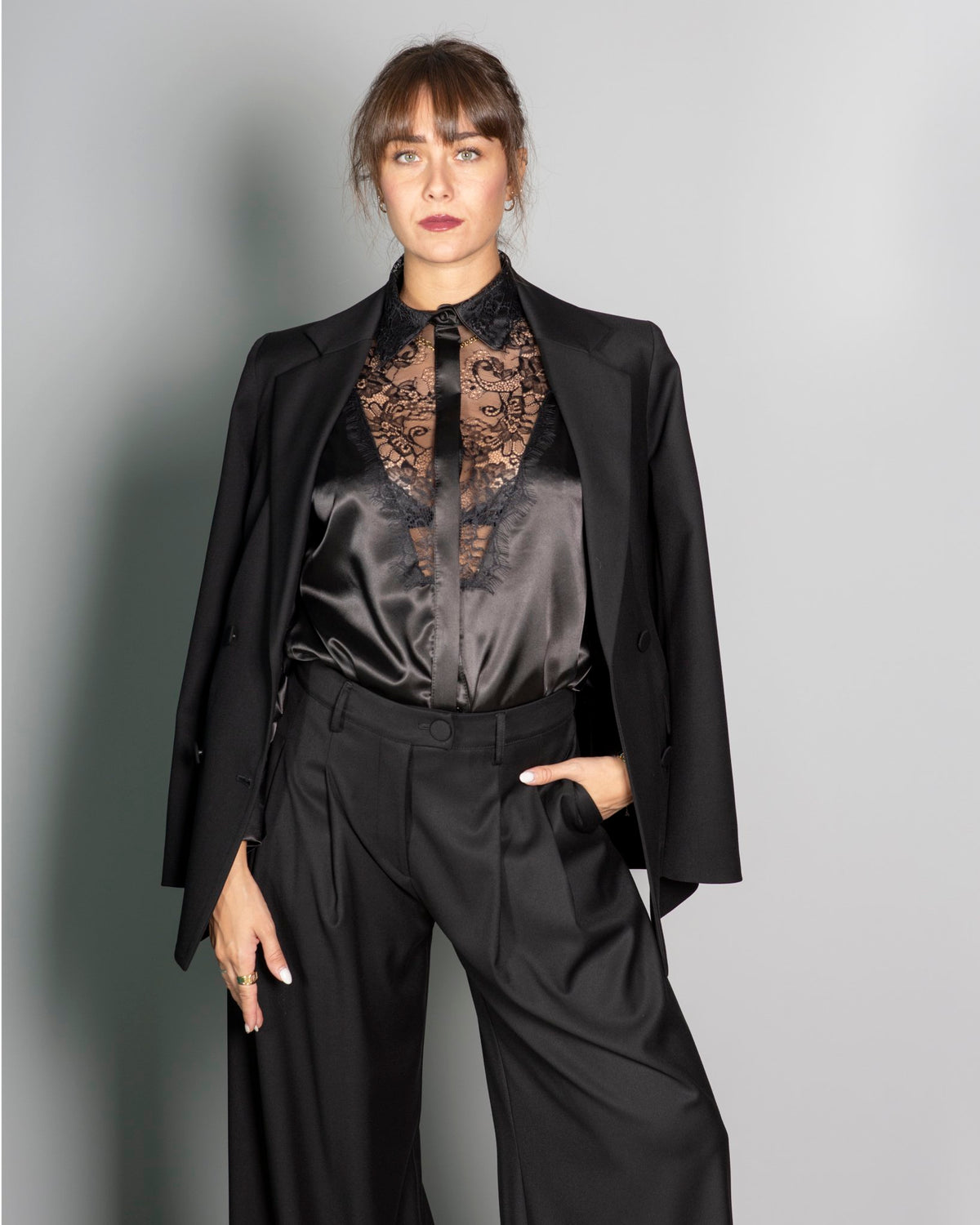 CAMICIA PIZZO OLLA PAREG