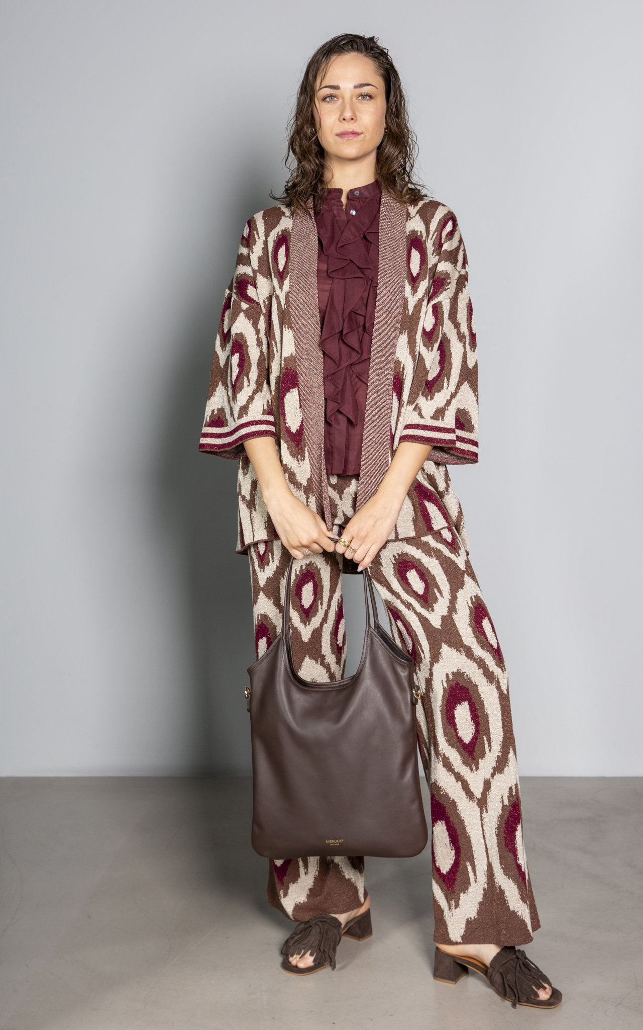 KIMONO E PANTALONE LUREX AKEP