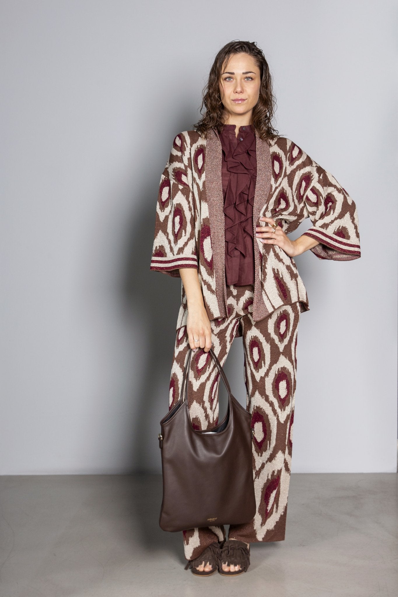 KIMONO E PANTALONE LUREX AKEP