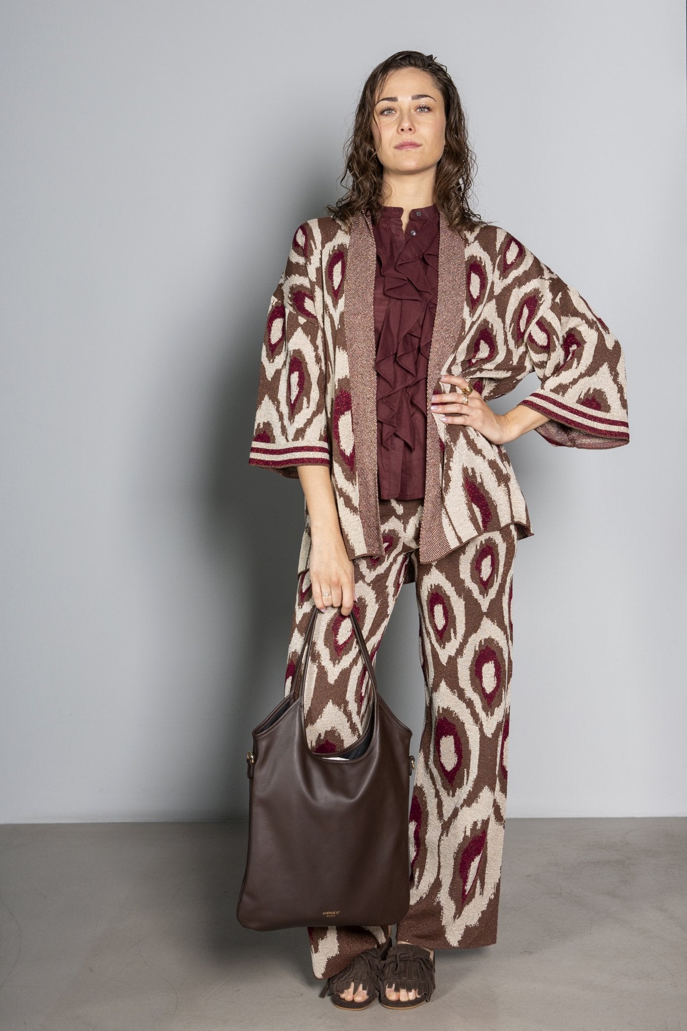 KIMONO E PANTALONE LUREX AKEP