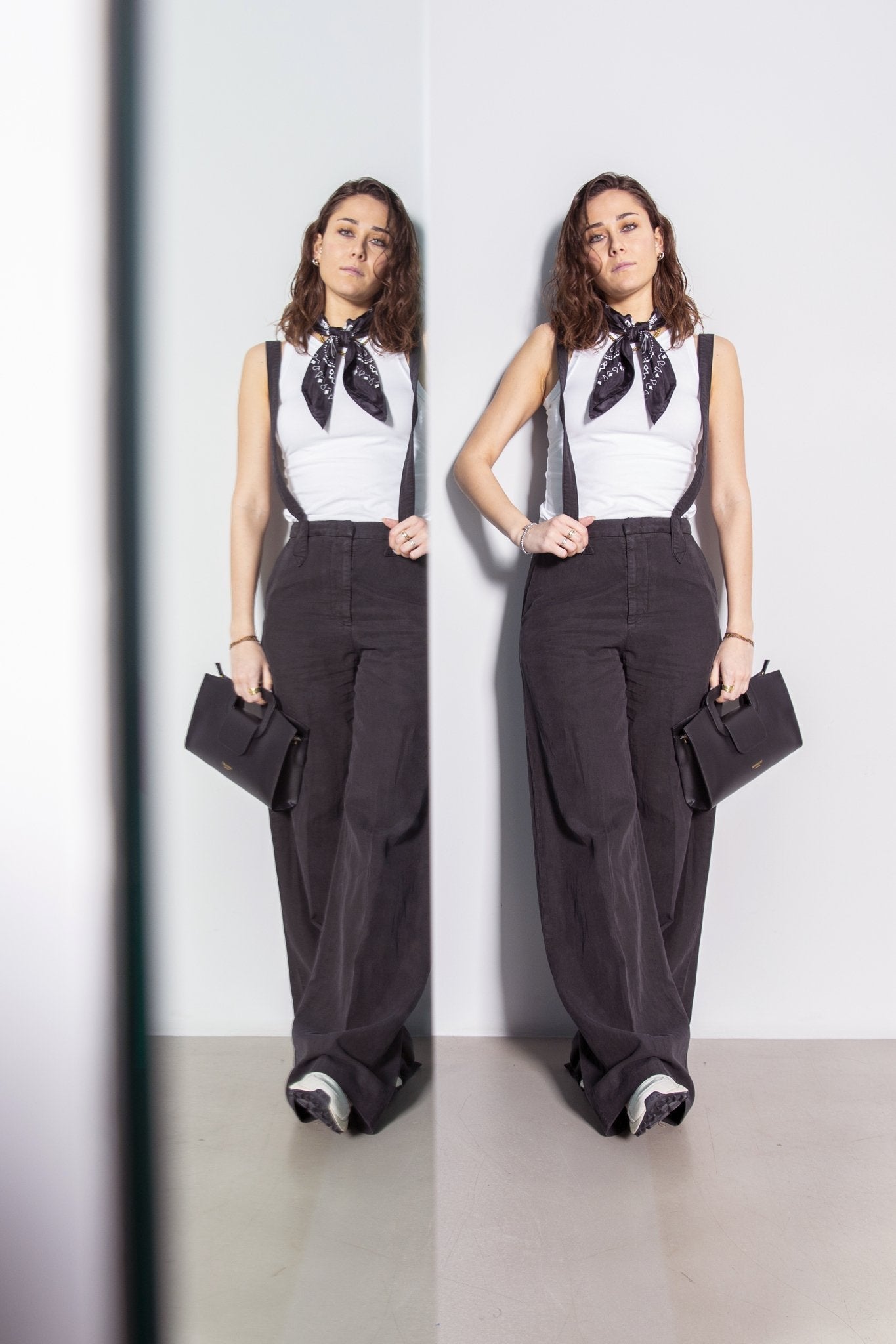 PANTALONE CON BRETELLE DONDUP - SALA MERATE