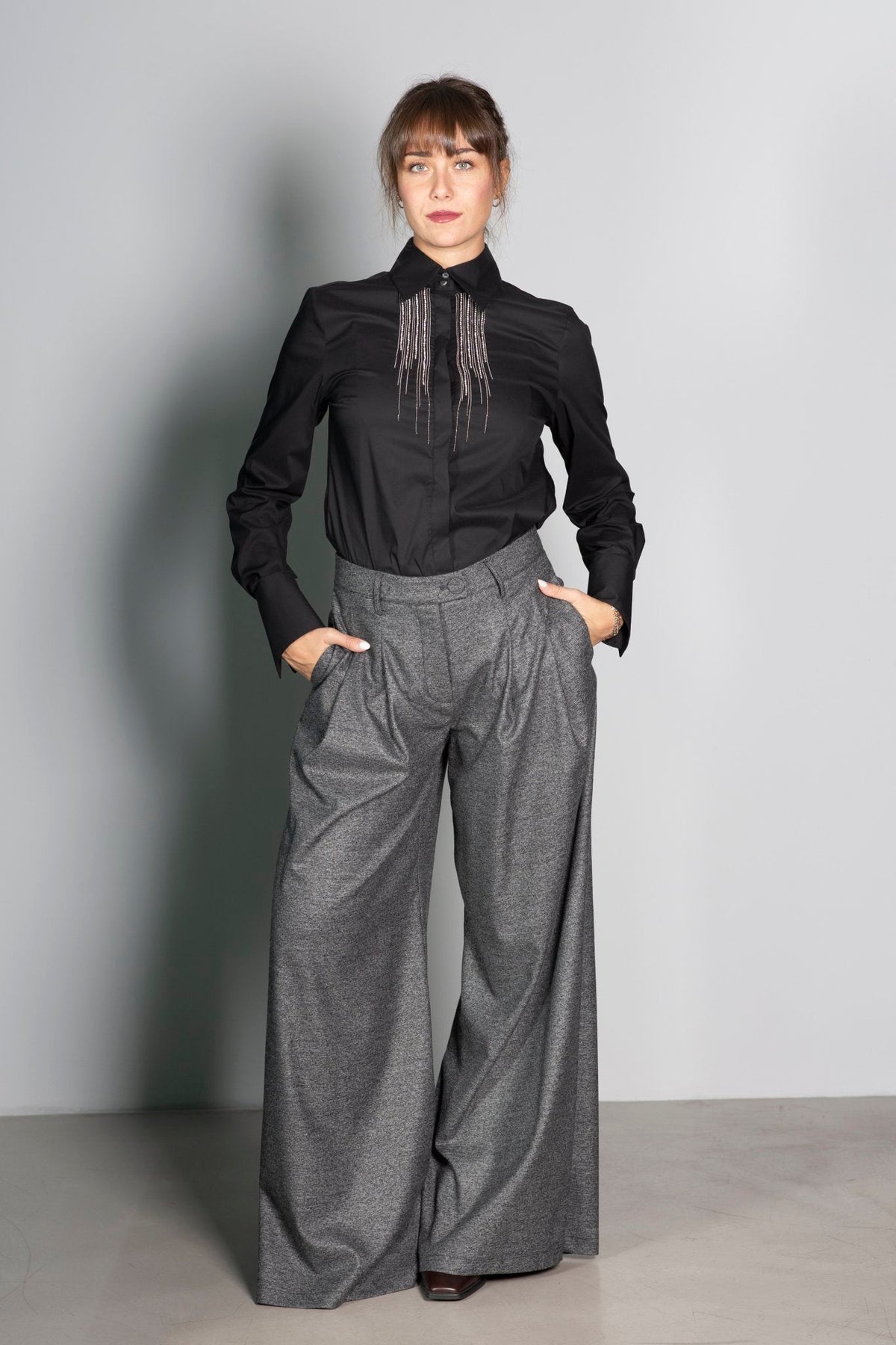 PANTALONE PALAZZO OLLA PAREG - SALA MERATE