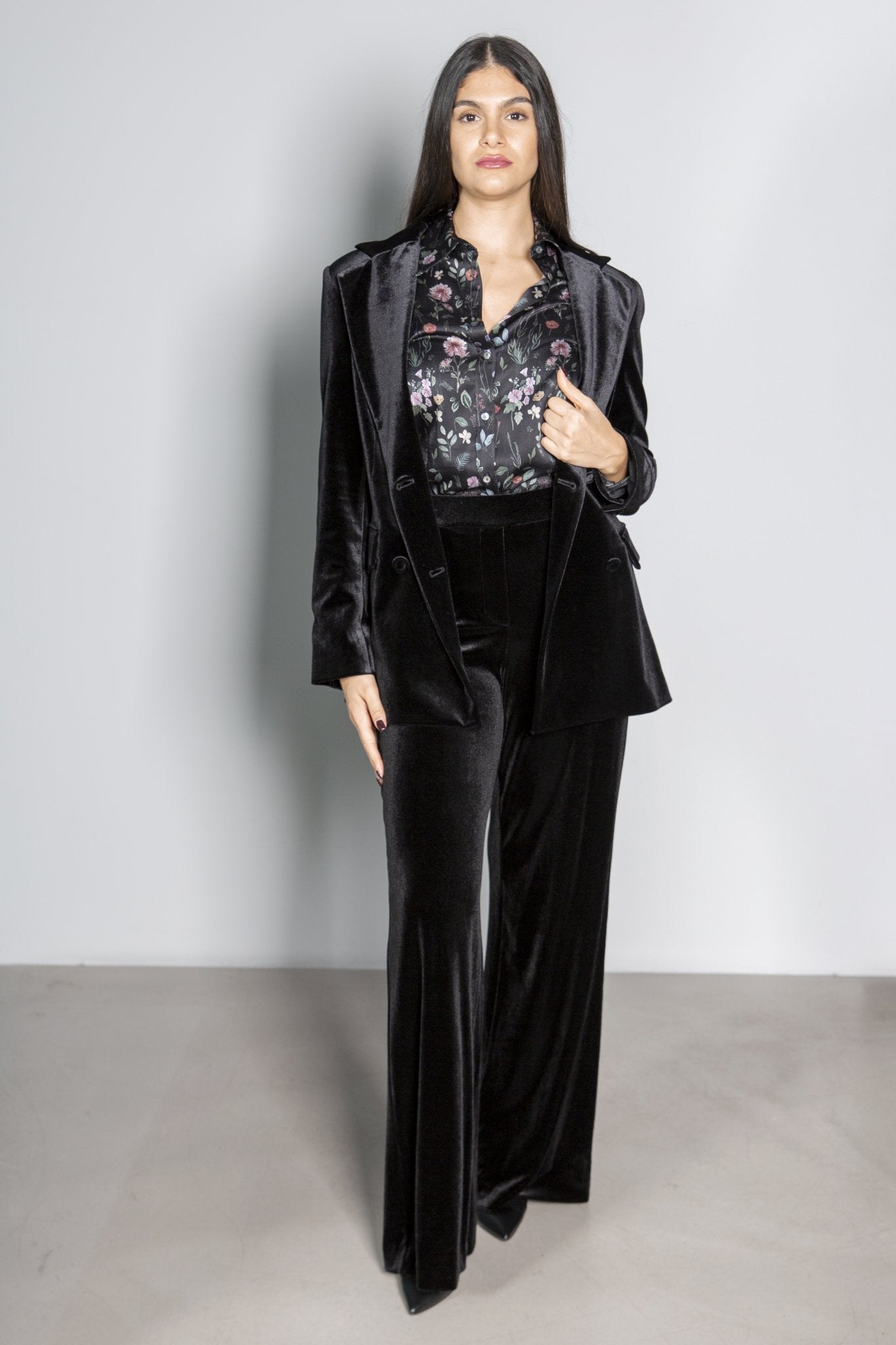 PANTALONE VELLUTO LISCIO OLLA PAREG - SALA MERATE