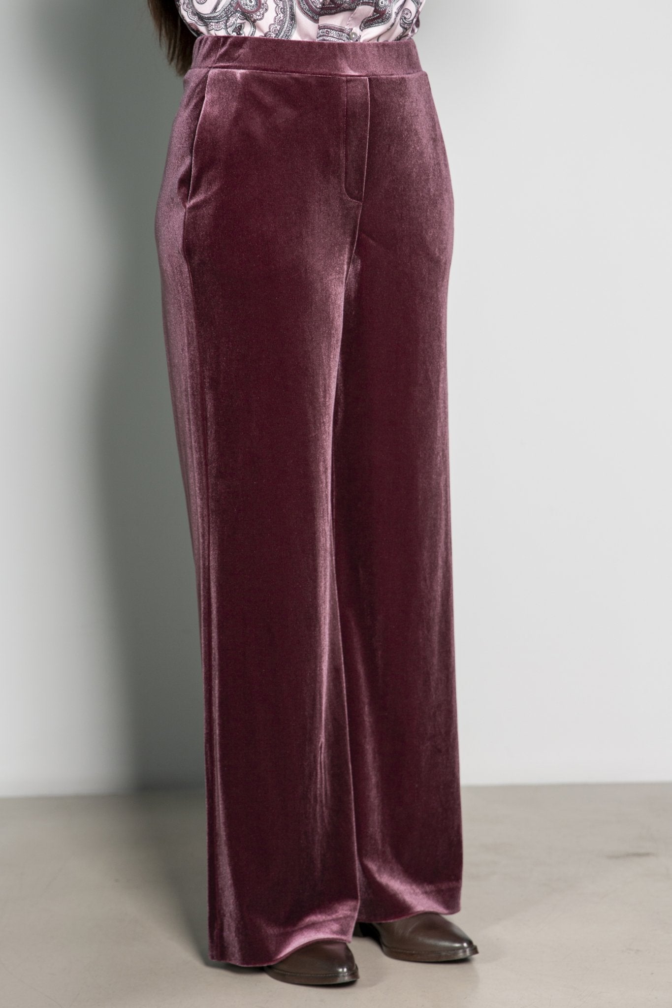 PANTALONE VELLUTO LISCIO OLLA PAREG - SALA MERATE